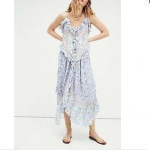NWT FREE PEOPLE CANYON MOON BALI TOP DRESS, XSMALL